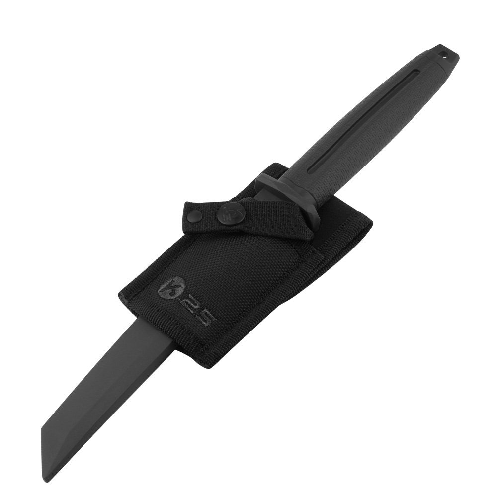 Training knife K25 black 19.3 cm