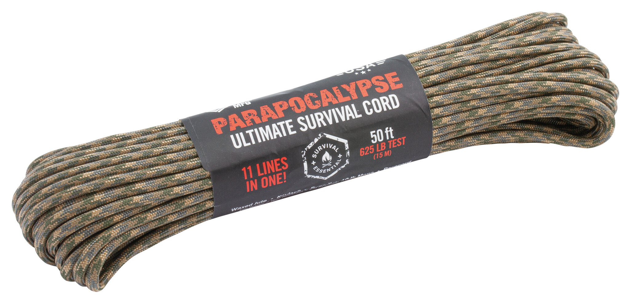 Atwood Rope PARAPOCALYPSE ULTIMATE SURVIVAL PARACORD  50FT