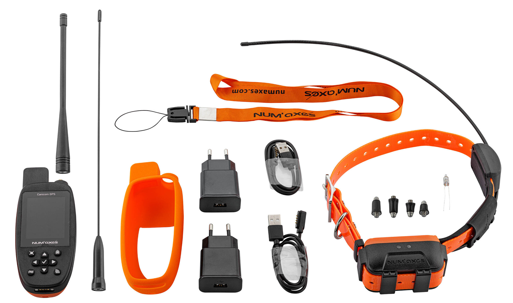 PACK CANICOM GPS KORTE ANTENNE EN SILICONEN HOES