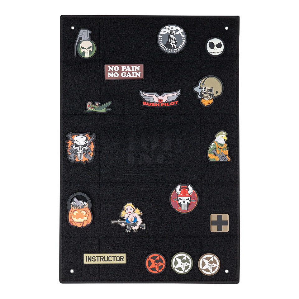 Patch wall   kenteken collectie     Groot  /  klein canvas