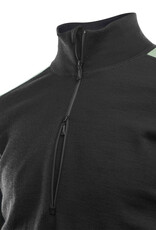 ACLIMA WoolNet Hybrid Mock Neck met zipper sluiting