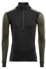 ACLIMA WoolNet Hybrid Mock Neck met zipper sluiting