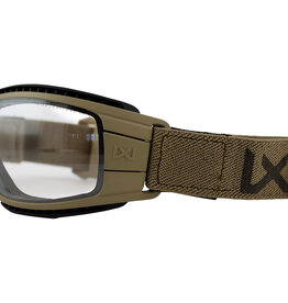 Lynx Goggle Grey And Clear Lens Frame TAN