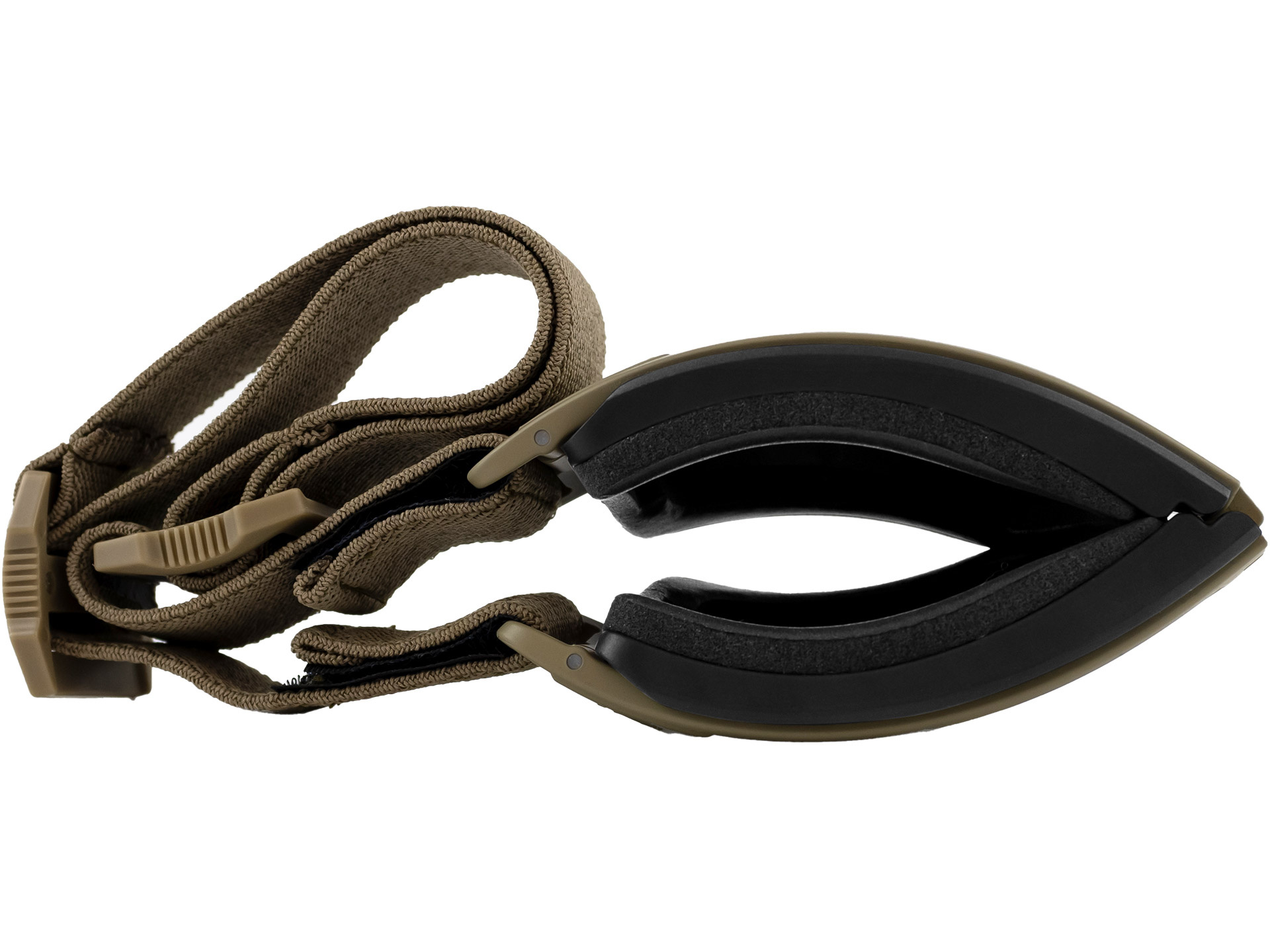 Lynx Goggle Grey And Clear Lens Frame TAN