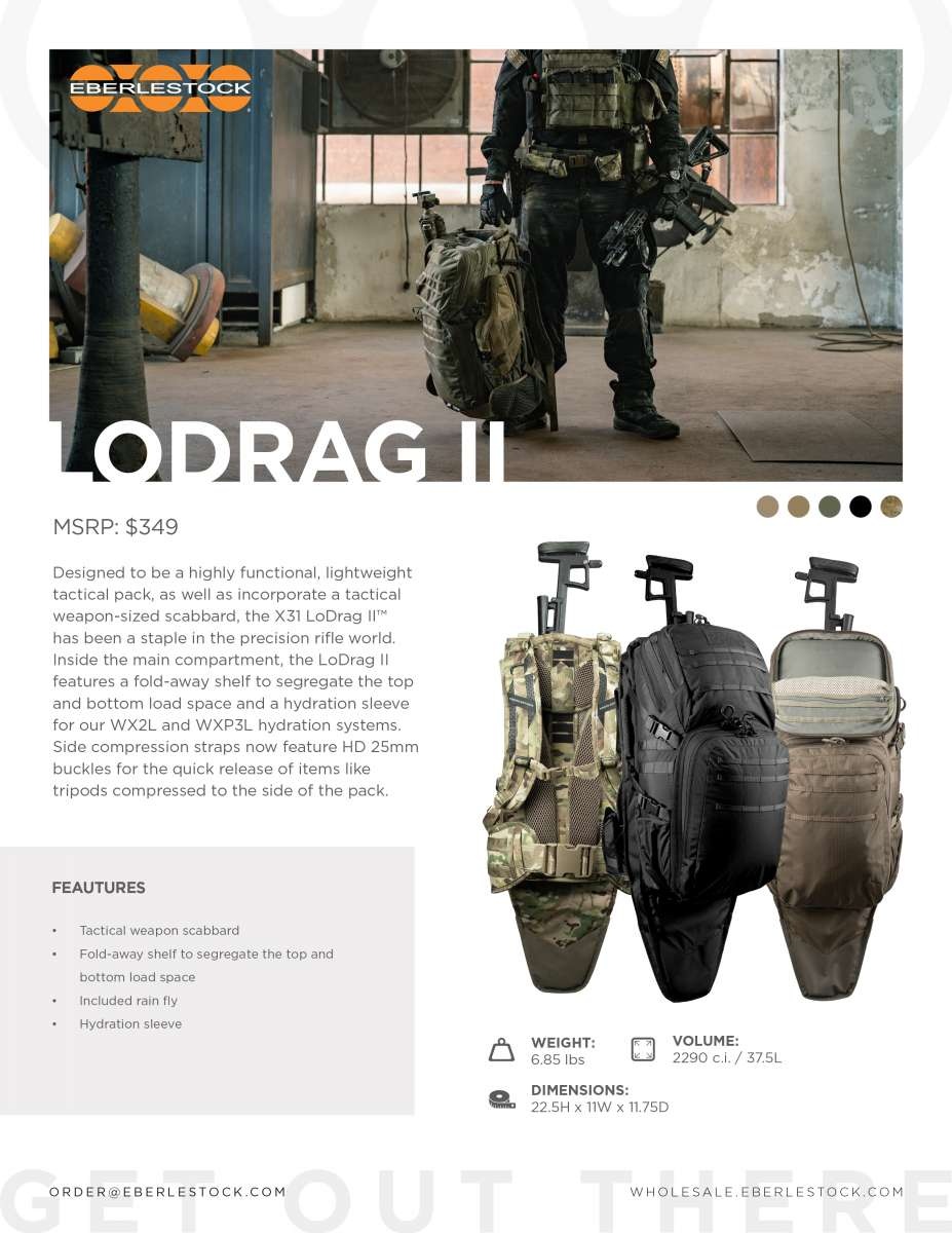 Eberlestock LoDrag II Pack Multicam