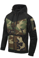 Helikon-Tex® ROGUE Hoodie (FullZip) - Black / US Woodland