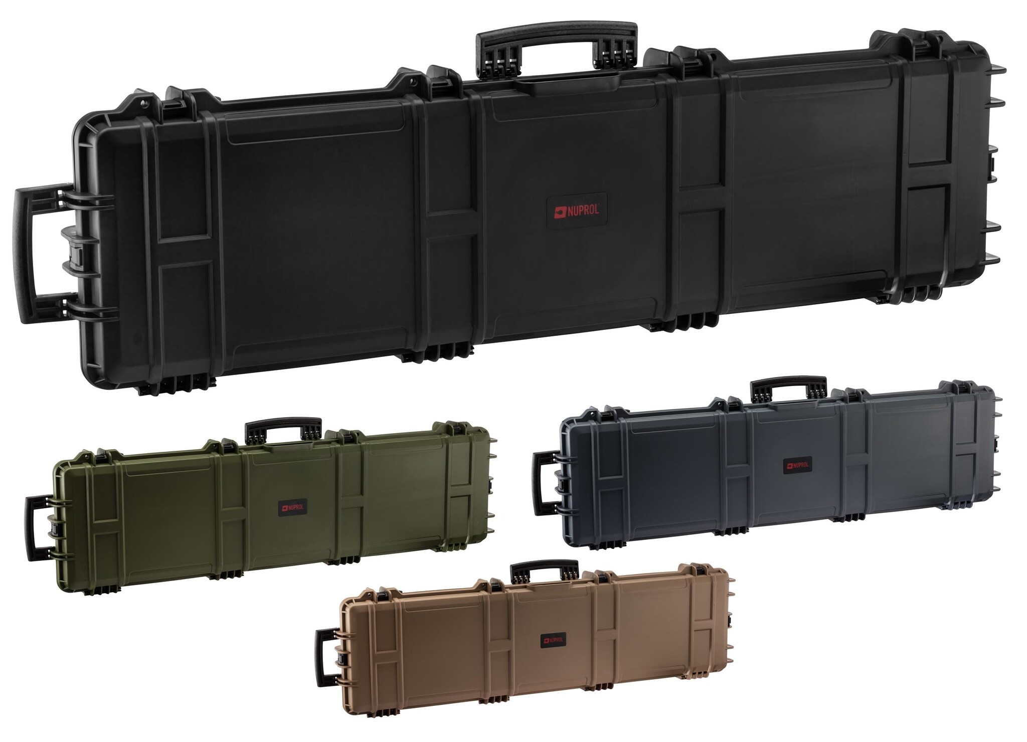 Nuprol Wapenkoffer   Waterproof Coyote  103 x 33 x 15 cm