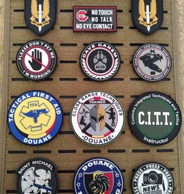 100   stuks /  3D rubber patchen