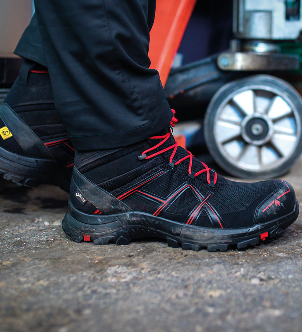 Haix Black Eagle Safety 40.1 mid/black-red