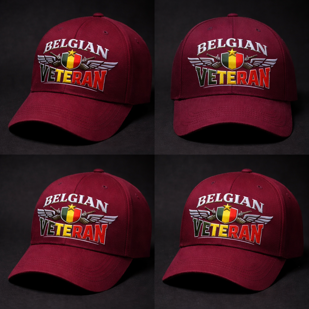 Belgian Veteran  Base ball  Cap