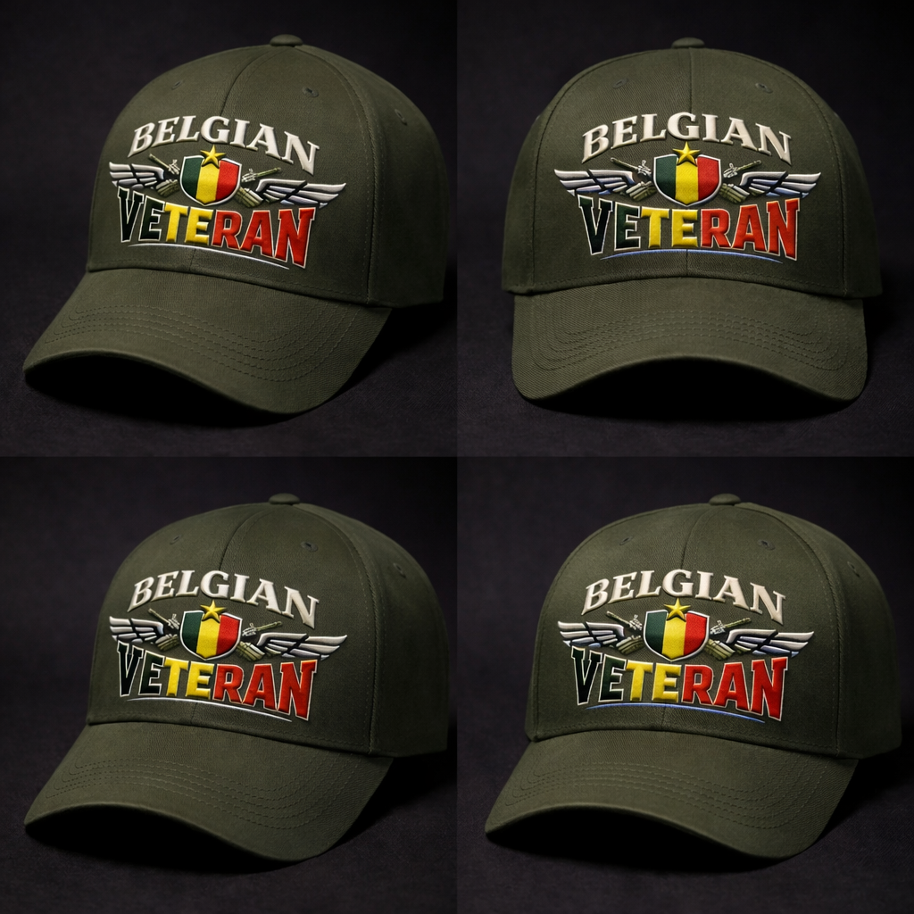 Belgian Veteran  Base ball  Cap