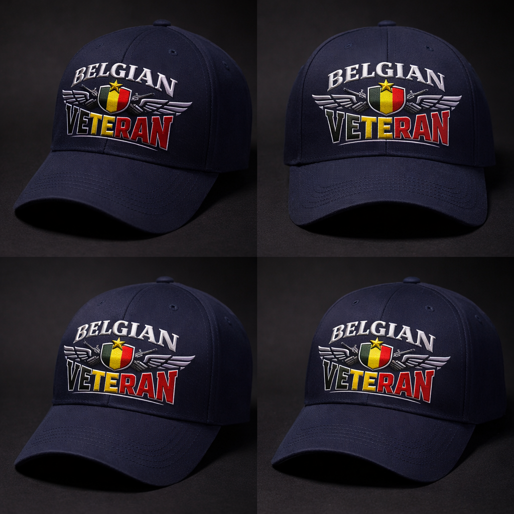 Belgian Veteran  Base ball  Cap