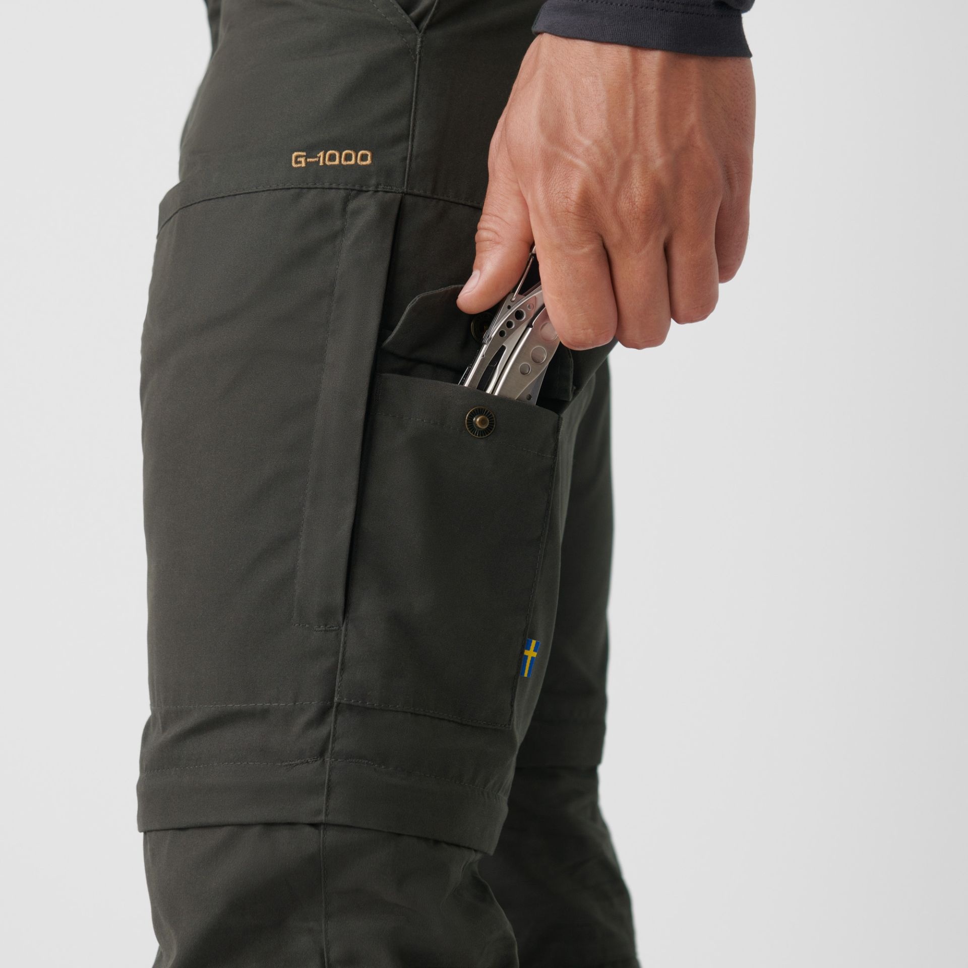 Fjällräven Karl Pro Zip-Off Trousers  Kakhi