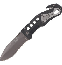 Black Fox Rescue Knife Black G10