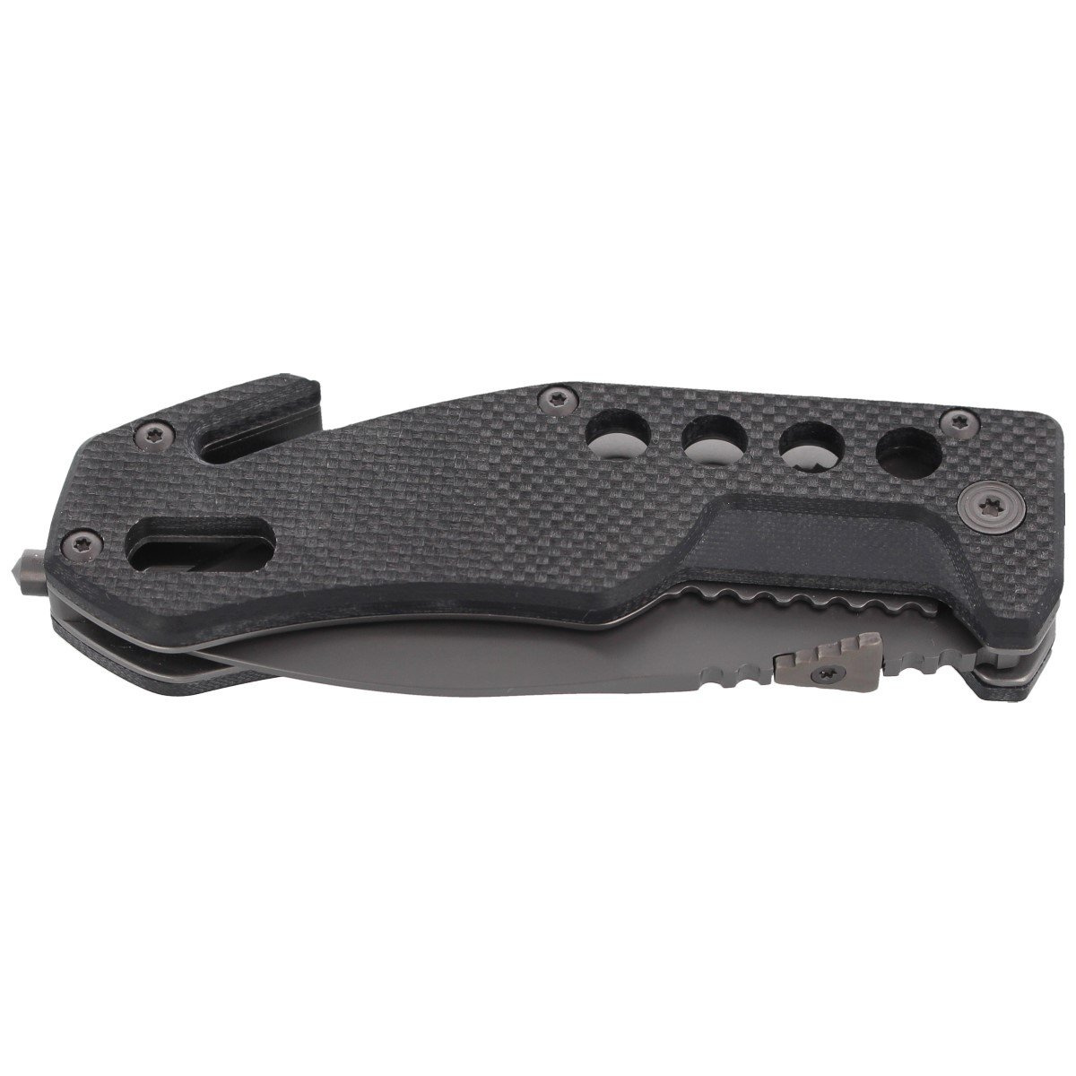 Black Fox Rescue Knife Black G10