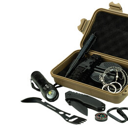Survival Kit with Waterproof Case