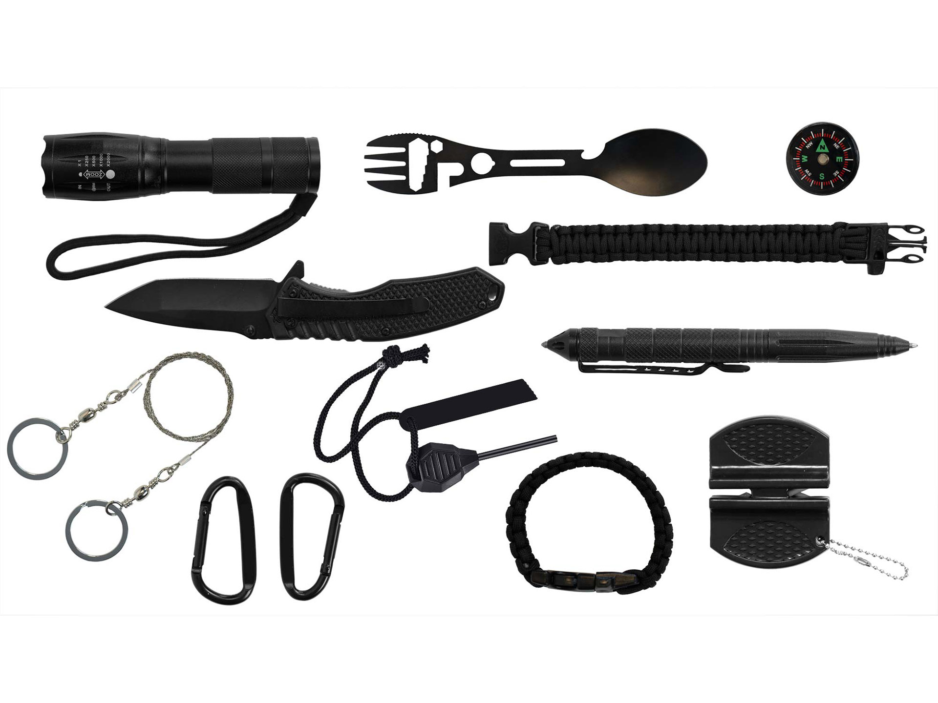 Survival Kit with Waterproof Case