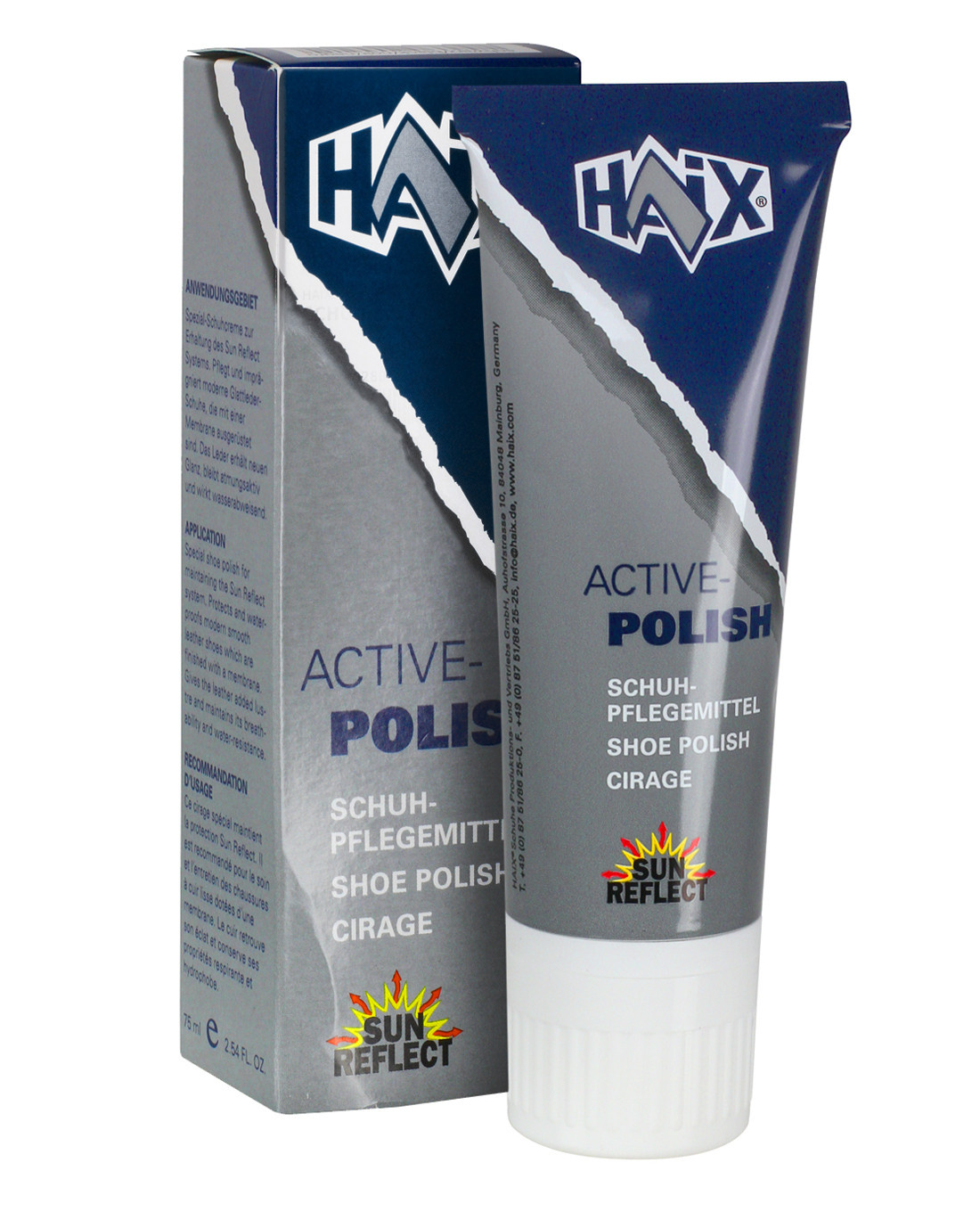 haix Schoenpoets  Tube 75ml Zwart / Bruin / kleurloos