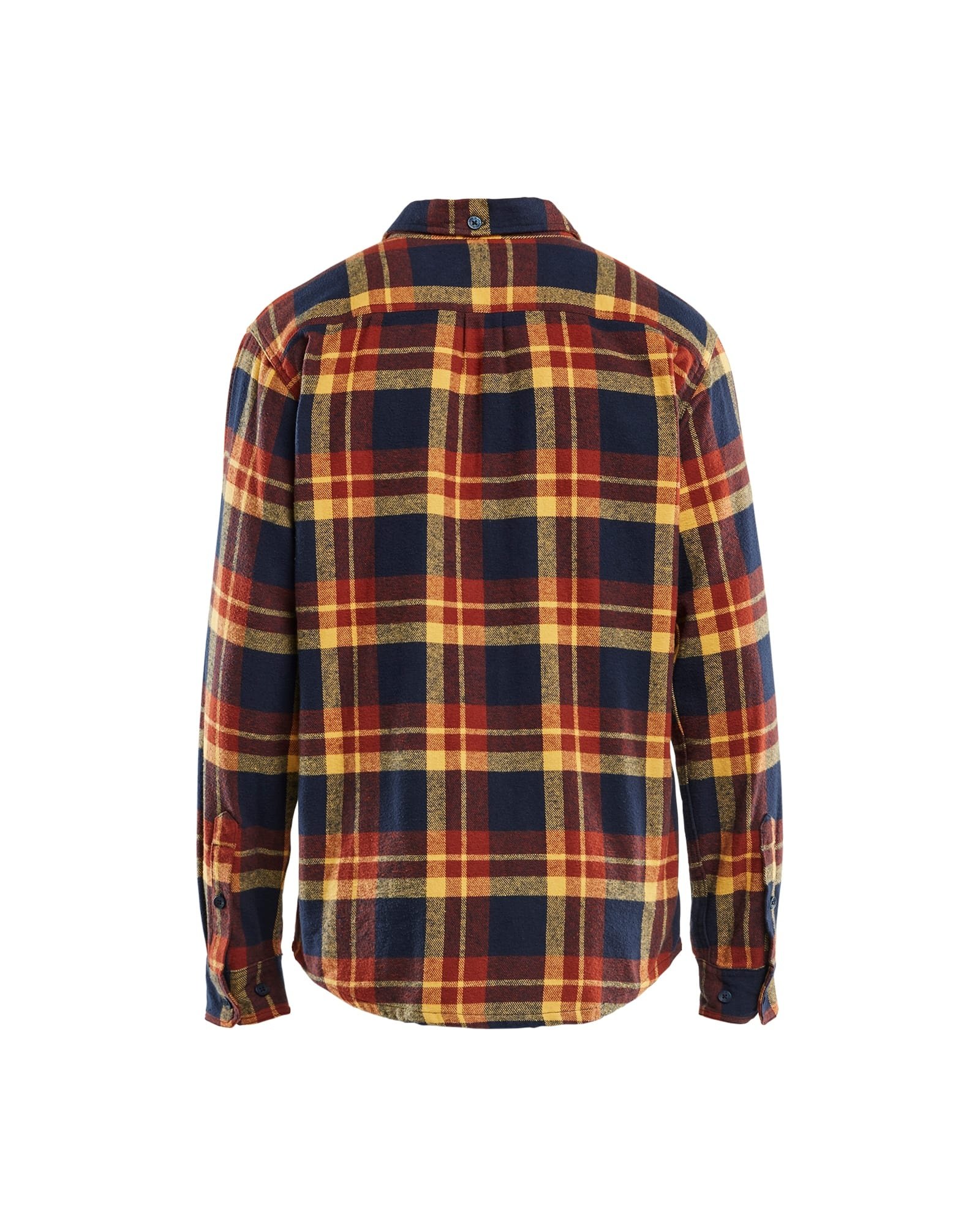 Blaklader Overhemd Flanel  Kleur: Donker herfstgroen/Zwart