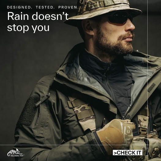 Helikon-Tex Chinook Jacket // REGENVEST  Grijs