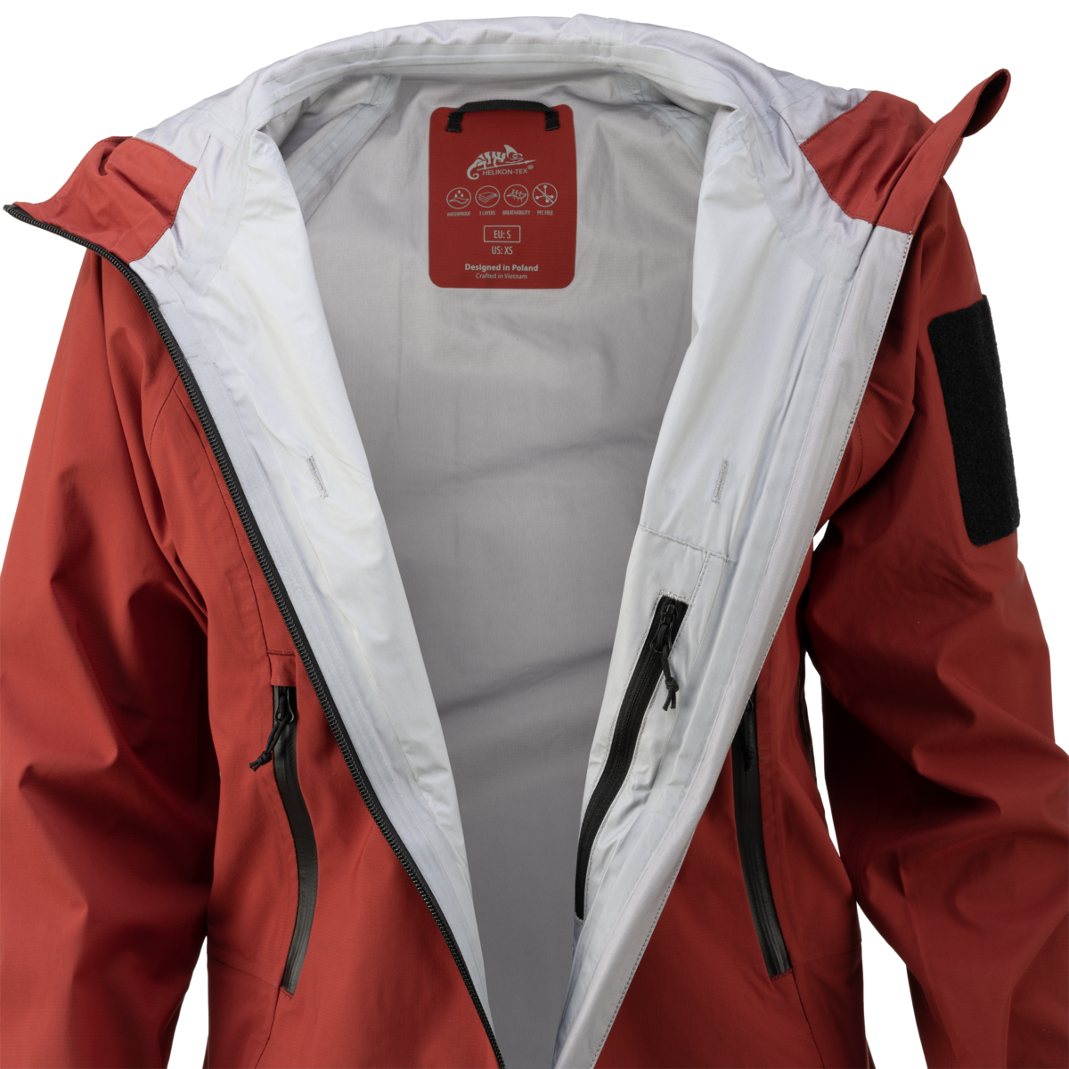 Helikon-Tex SQUALL Women's Hardshell Jacket   Crimson red