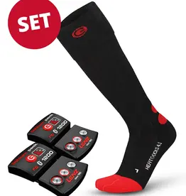 LENZ Verwarmde sokken   /  Heat Sock 4.1 Toe Cap + rcB 1200