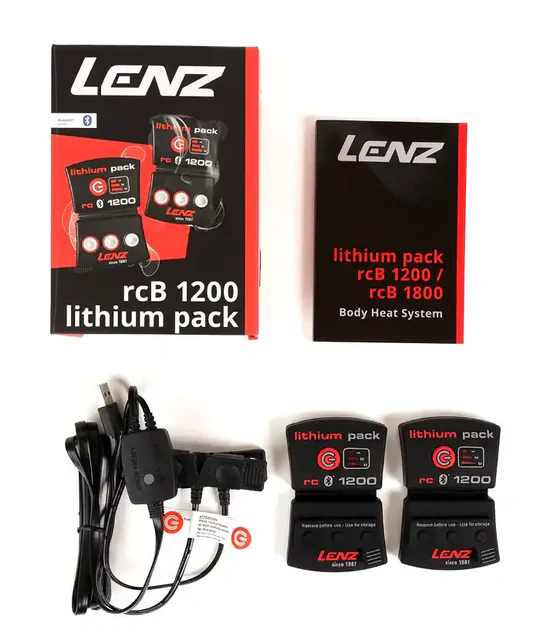 LENZ Verwarmde sokken /  Heat Sock 4.1 Toe Cap + rcB 1200