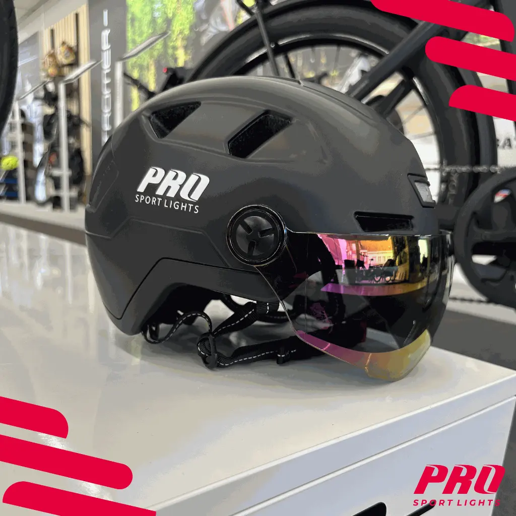 Pro Sport Lights  Pedelec Fietshelm NTA 8776 - Zwart / Wit