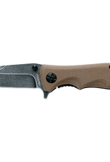 "MANDATORY FUN" FOLDING KNIFE IN COYOTE TAN COLOR