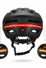 Signal fietshelm met verlichting en draadloze richtingaanwijzers