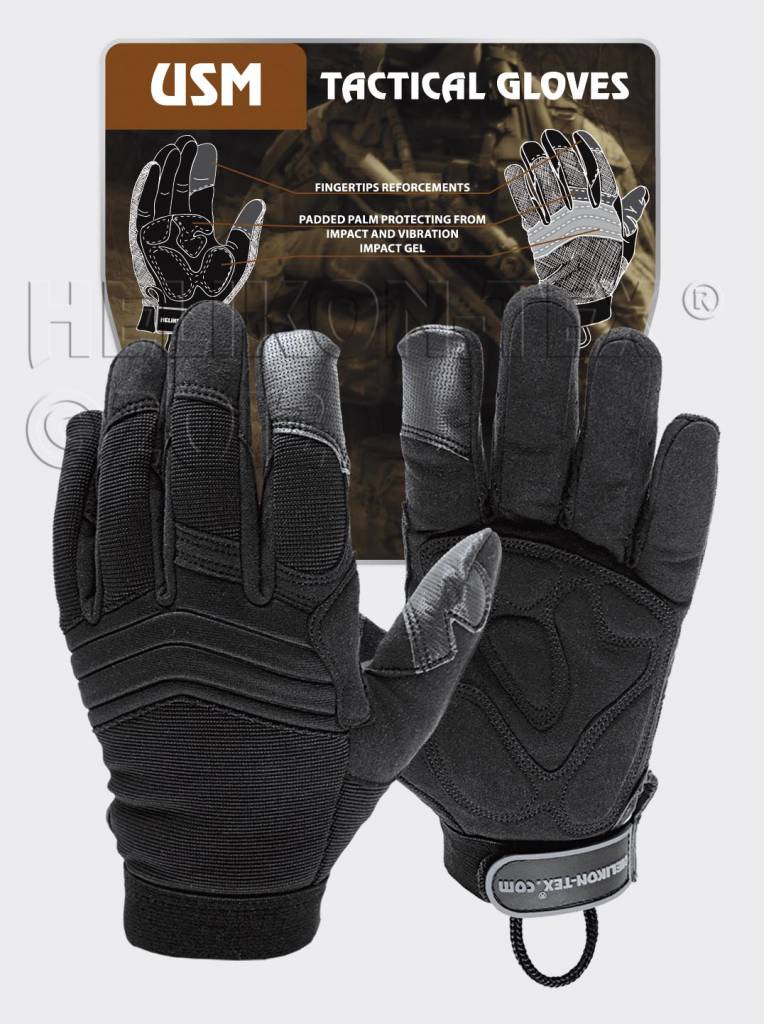 Helikon-Tex US Tactical Handschoenen Zwart RK-USM-PO
