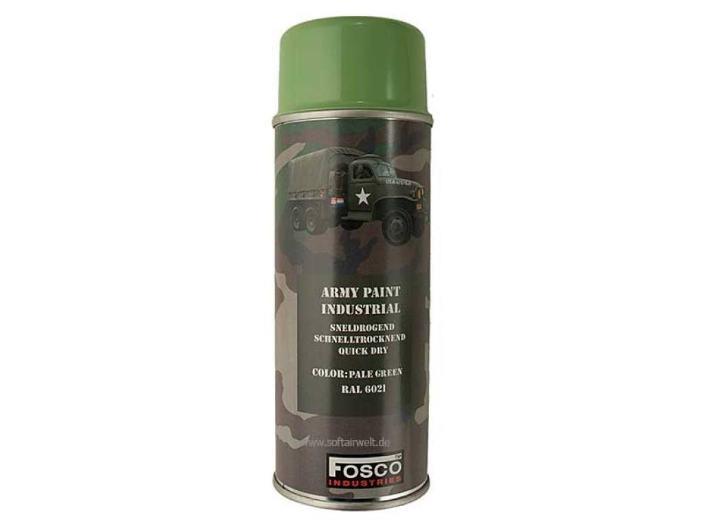 FosCo Industries Pale green RAL 6021 spuitbus legerverf sneldrogend 400ml 469312