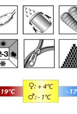 Robens Slaapzak +19°C tot -17°C Caucasus 300 groen met grijs 152108
