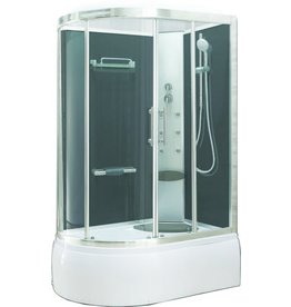 Wiesbaden Premium bad/douche 130x85 h 220 cm veiligheidsglas 5 mm