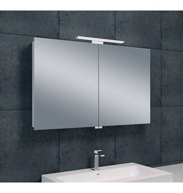 Wiesbaden Luxe spiegelkast +Led verlichting 100x60x14cm