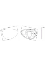 Wiesbaden Uovo condensvrije led- spiegel dimbaar 70 cm