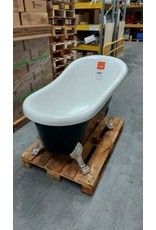Linea Uno OP=OP Ligbad Norman 150cm €395 zwart vrijstaand 150x75x72cm bad