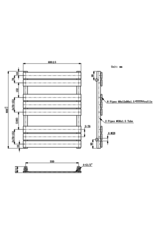 Linea Uno Elara elektrische radiator 76,6 x 60 cm wit - Copy - Copy - Copy - Copy