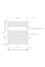 Linea Uno Elara elektrische radiator 76,6 x 60 cm wit - Copy - Copy