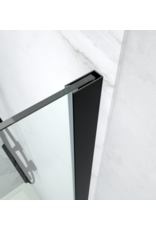 Linea Uno Oslo 60 x 200 - Mat zwart - Inloopdouche