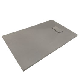 Linea Uno Numa 140x90 cm - Grijs - Douchebak
