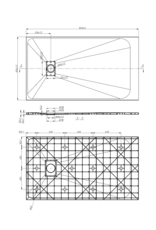 Linea Uno Numa 160x90 cm - Mat zwart - Douchebak