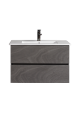 Linea Uno Kode 60 - Grijs - Badmeubel