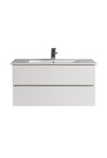 Linea Uno Kode 100 - Glans wit - Badmeubel