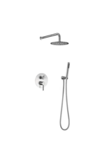 Linea Uno Brausegarnitur eingebaut Hobro (Rostfreier Stahl) - Copy - Copy - Copy - Copy