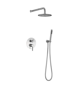 Linea Uno Brausegarnitur eingebaut Hobro (Rostfreier Stahl) - Copy - Copy - Copy - Copy