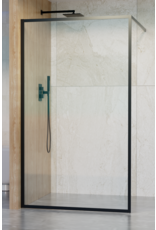 Linea Uno Sfera 80 x 200 - Mat zwart - Inloopdouche