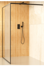 Linea Uno Sfera 80 x 200 - Mat zwart - Inloopdouche