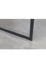 Linea Uno Sfera 80 x 200 - Mat zwart - Inloopdouche