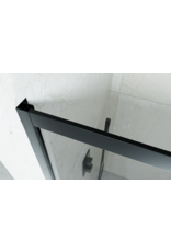 Linea Uno Arda 100 x 200 - Mat zwart - Schuifdeur